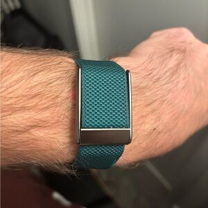 Emerald Green Nylon Whoop Band 5.0/MG - OnePeakLife - Dark Gray Clasp/Hook/Link